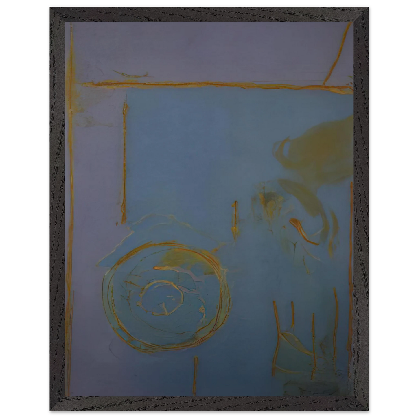 Helen Frankenthaler - Guadalupe - 1989 Wall art - 45x60 cm / 18x24 Inches - Premium Wooden Framed Poster With Fine Art Paper - Wood frame