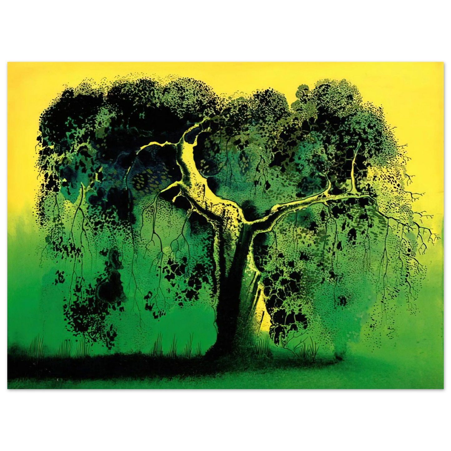 Eyvind Earle - Sycamore Fine Art Poster - Default Title