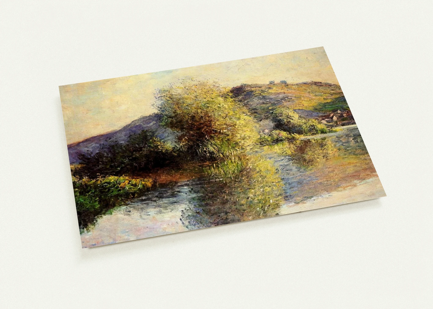 Isleets at Port-Villez By claude monet Pack of 10 Post Cards | claude monet Post Cards | A6 (10.5 x 14.8 cm) - 4.1 x 5.8 inches