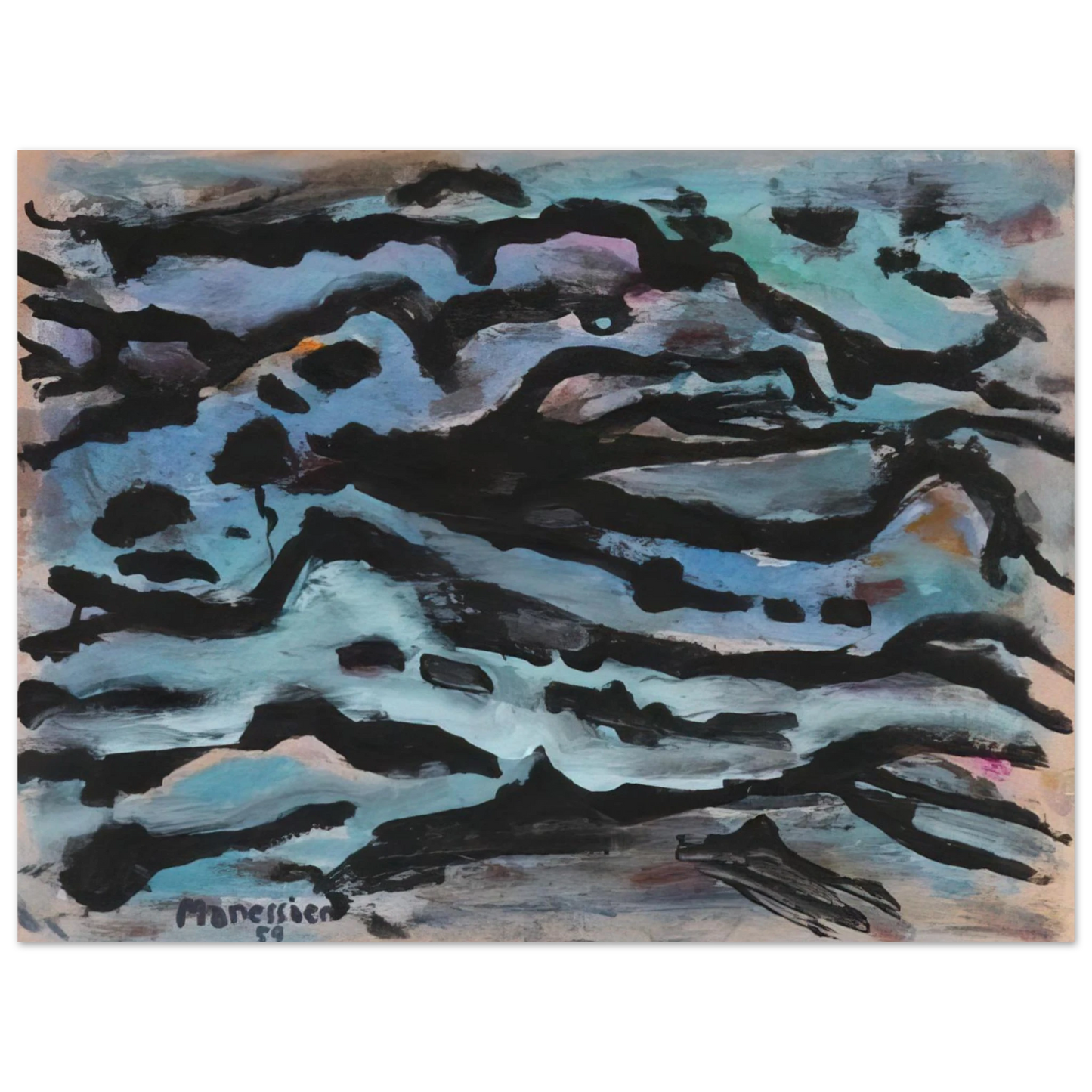 Alfred Manessier - Composition - 1959 Fine Art Poster - Default Title