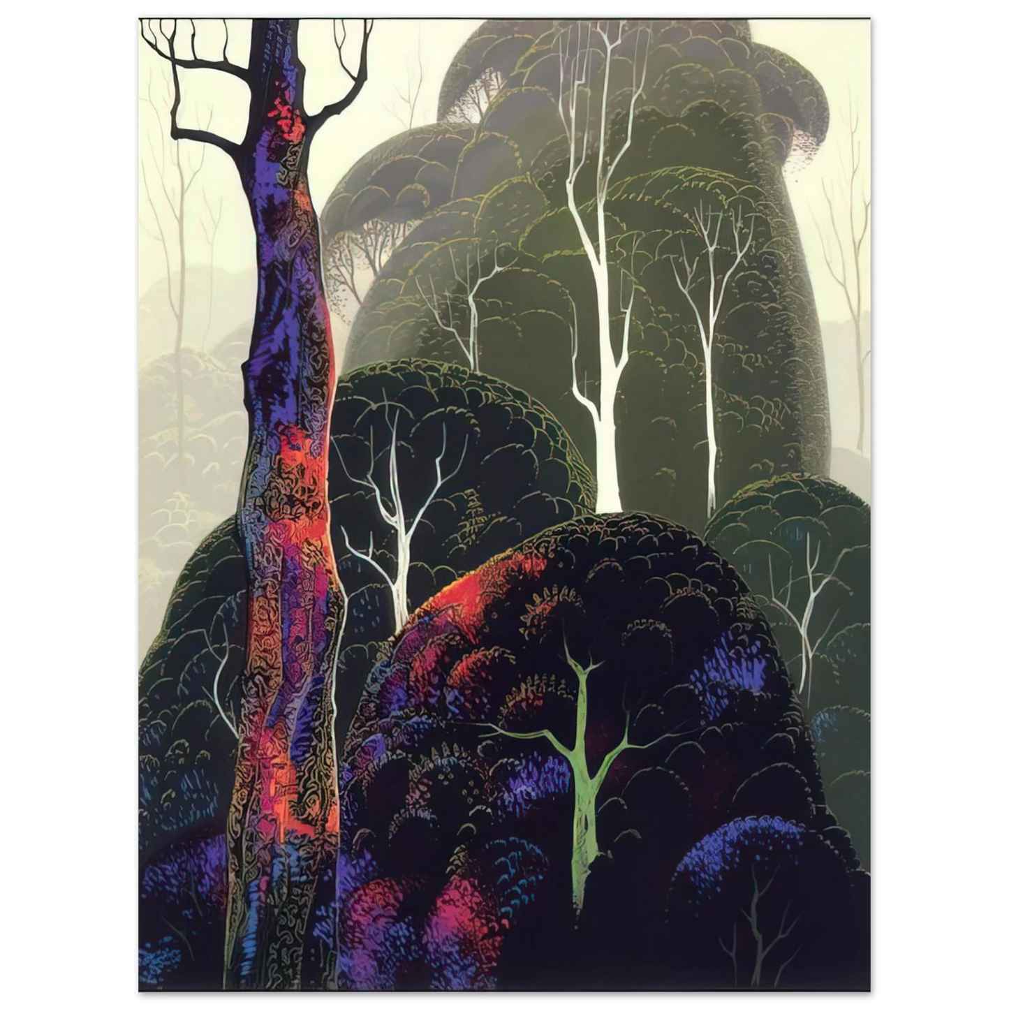 Eyvind Earle - Early Autumn Fine Art Poster - Default Title