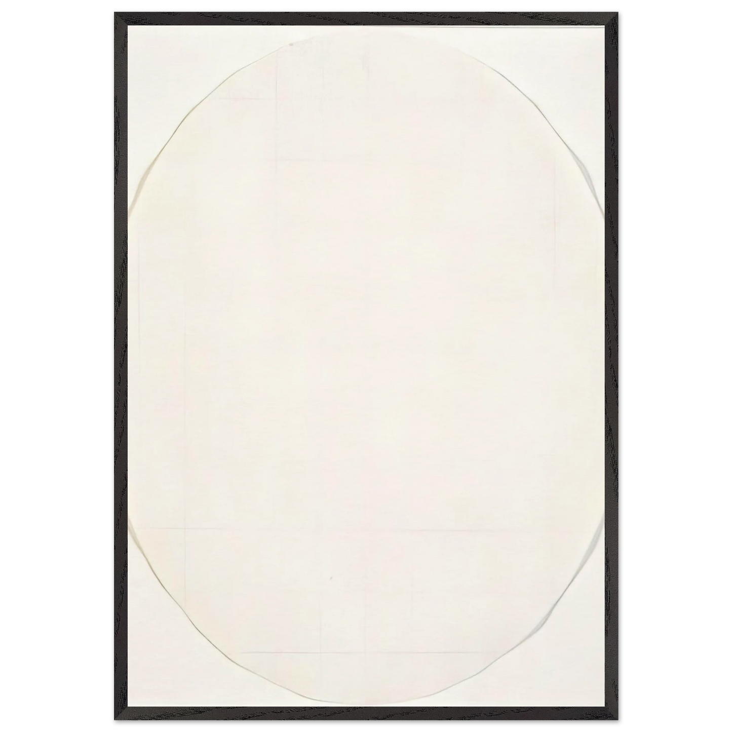Koh-I-Noor 7H 1 - Minimalism - Robert Ryman 70x100 cm / 28x40 inches Framed Art Print – Black Wooden Frame