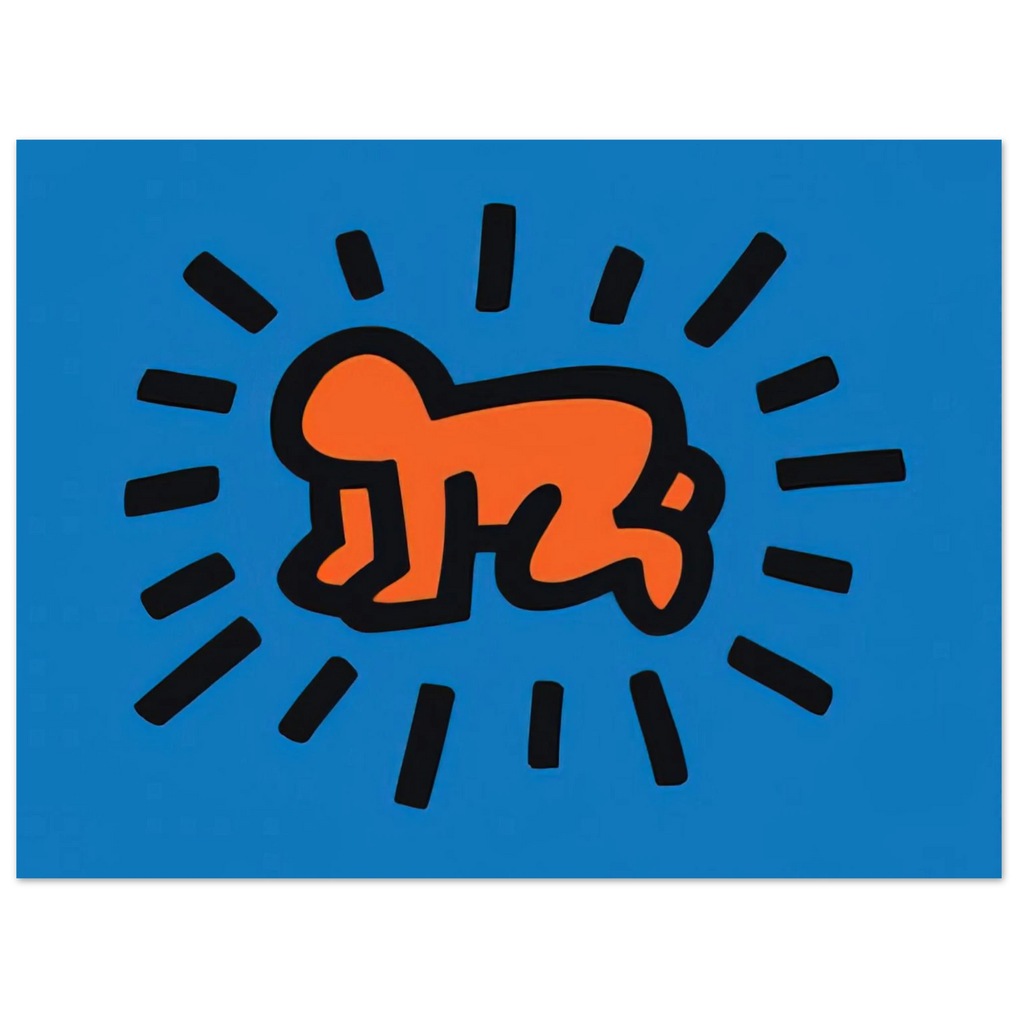 Keith Haring - RADIANT BABY FROM ICONS SERIES 1990 Fine Art Poster - Default Title