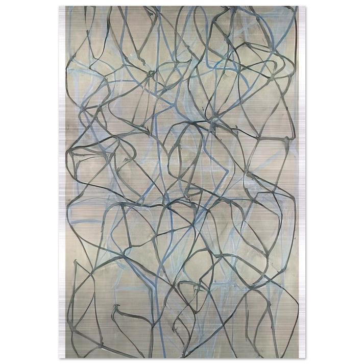 The Studio - 1990 - Brice Marden Brushed Aluminum Print - 70x100 cm / 28x40 inches | Brice Marden Aluminum Print | Brice Marden Prints