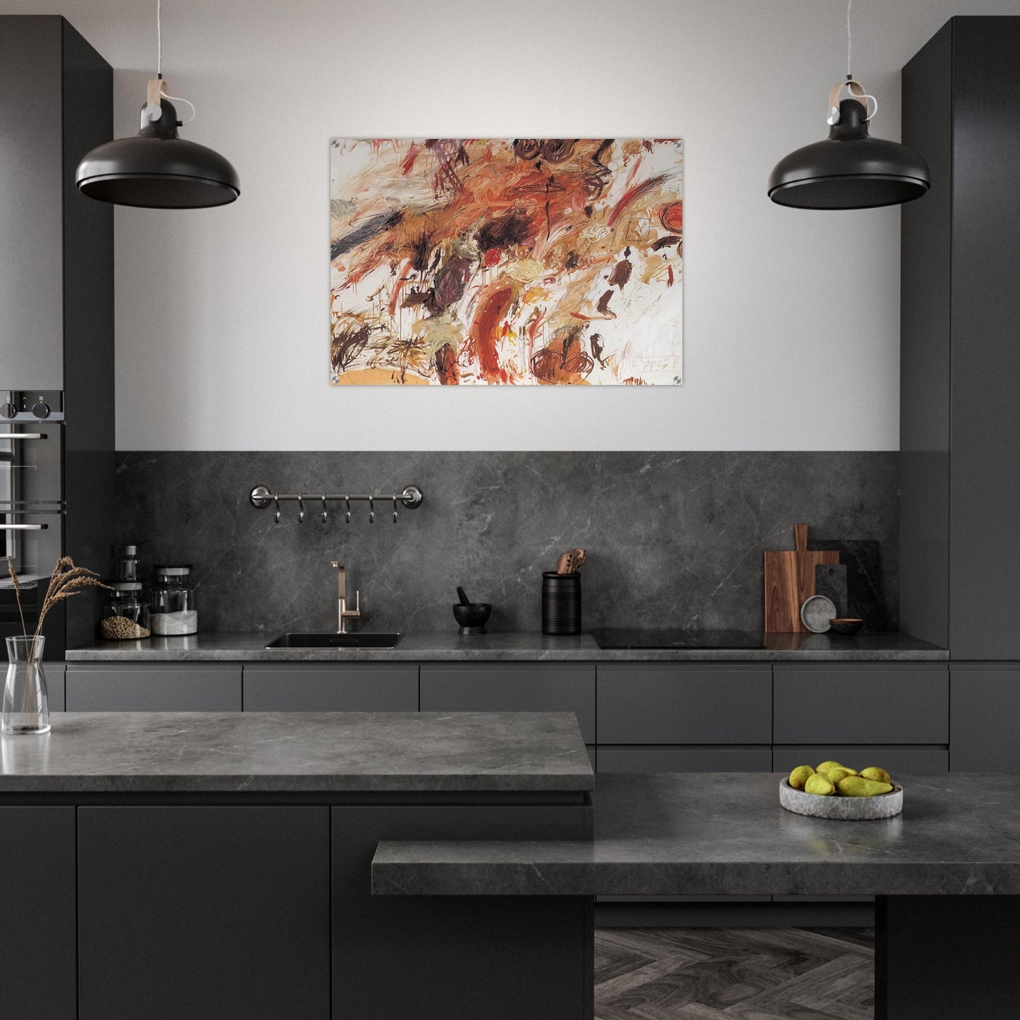 Ferragosto V - Cy Twombly Acrylic Print - 70x100 cm / 28x40″ inches | Cy Twombly Wall Art | Cy Twombly Prints