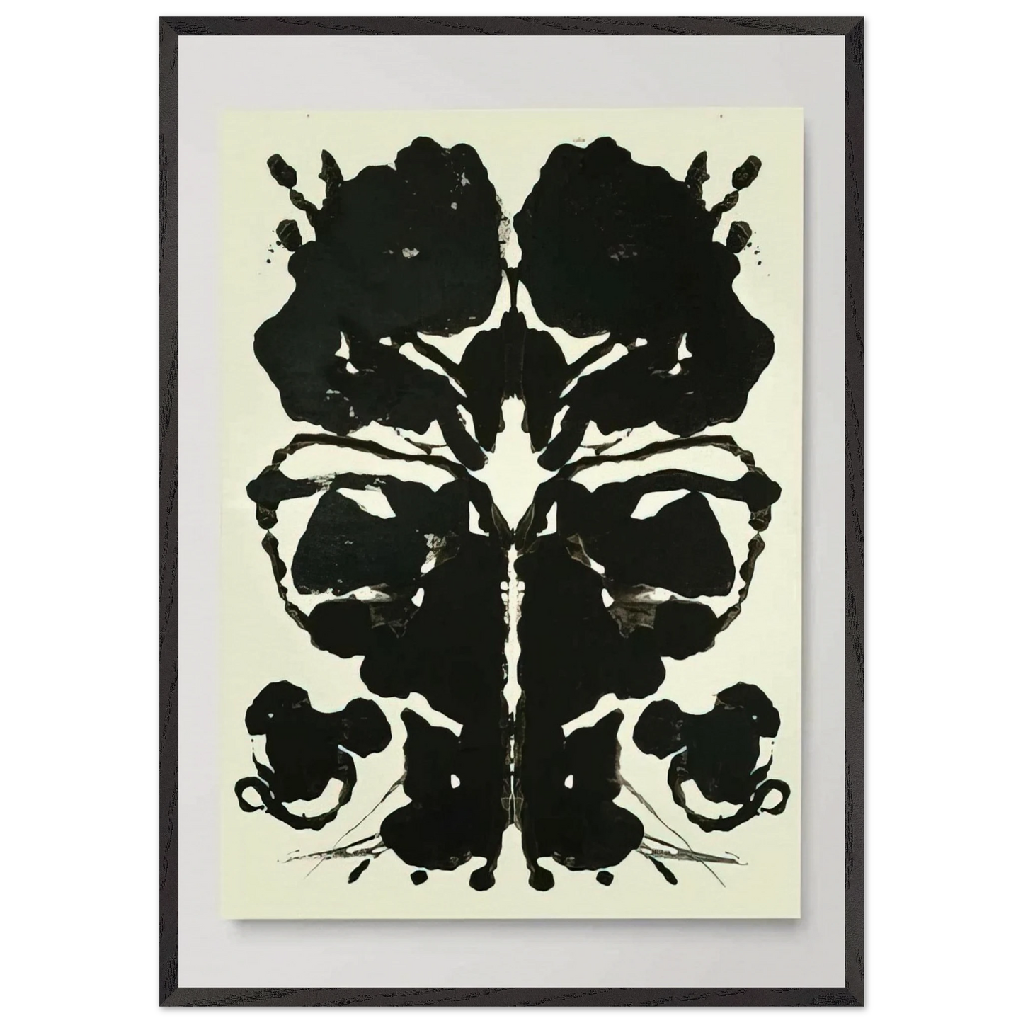 Rorschach - Andy Warhol Framed Art Print – Black Wooden Frame - Default Title - -Framed Art Print