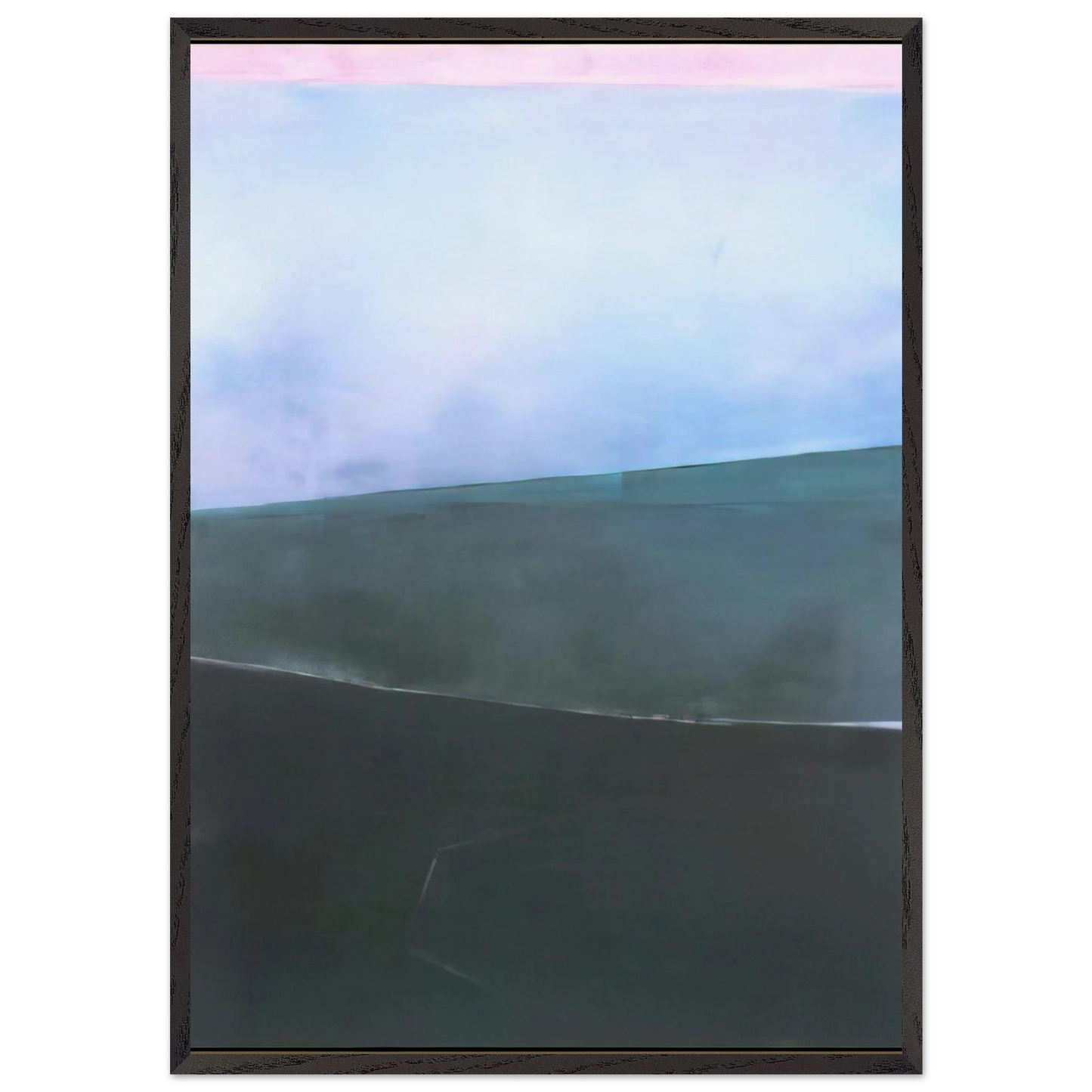 Washington DC October 8 1964 - 1964 N2 - Edward Corbett 70x100 cm / 28x40 inches Framed Art Print – Black Wooden Frame