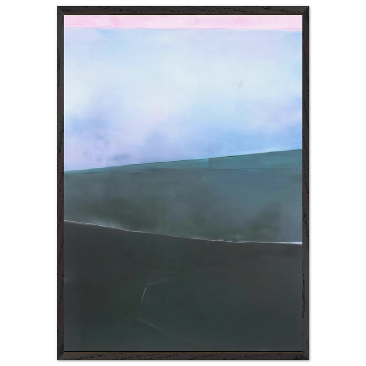 Washington DC October 8 1964 - 1964 N2 - Edward Corbett 70x100 cm / 28x40 inches Framed Art Print – Black Wooden Frame