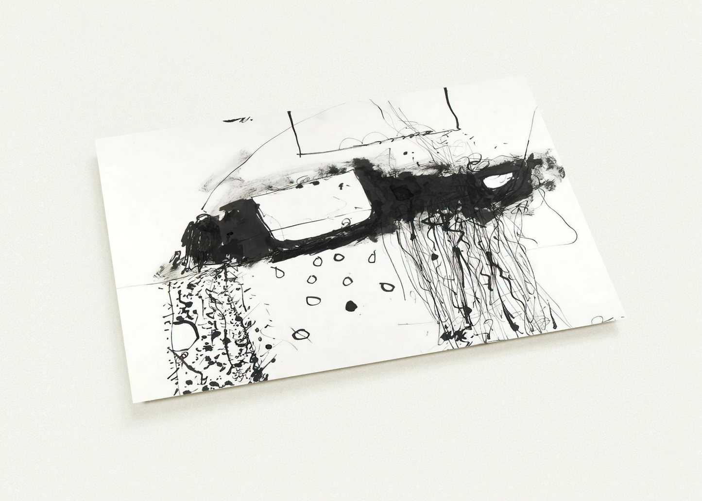 Boxcar - 1981 By Gene Davis Pack of 10 Post Cards | Gene Davis Post Cards | A6 (10.5 x 14.8 cm) - 4.1 x 5.8 inches