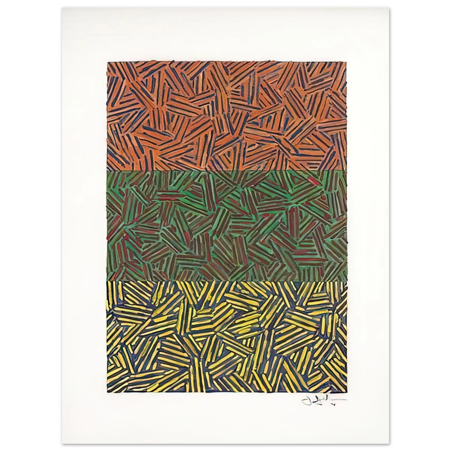 Jasper Johns - UNTITLED 1978 Fine Art Poster - Default Title