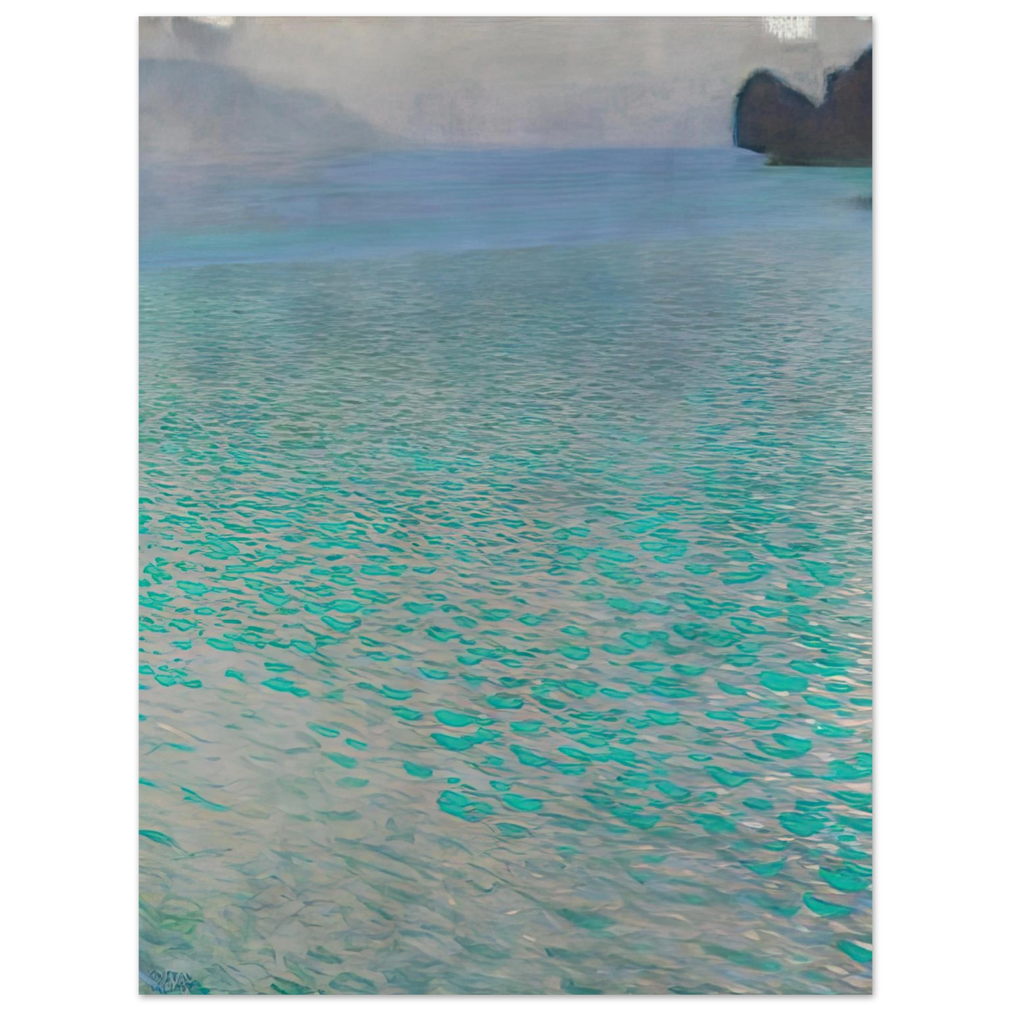 Gustav Klimt - ATTERSEE 1900 Fine Art Poster - Default Title