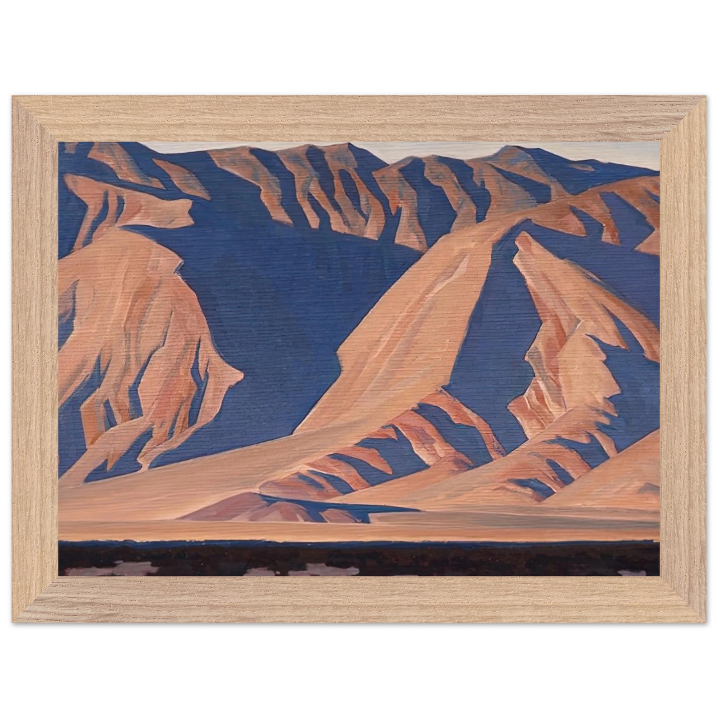 Maynard Dixon - INYO MOUNTAINS 1944 Wall art - A3 (29.7 x 42  cm) - Fine Art Poster-canvas - -