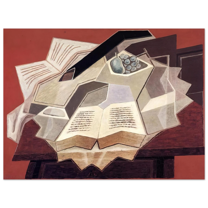 Juan Gris - THE OPEN BOOK 1925 1 75x100 cm / 30x40inches Fine Art Poster