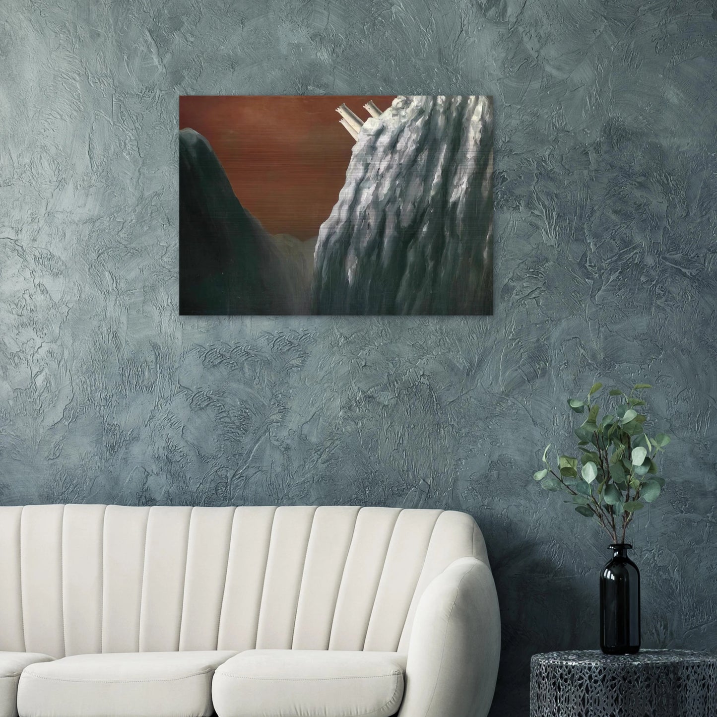 NOT_DETECTED_211402 - Rene Magritte Brushed Aluminum Print - 70x100 cm / 28x40 inches | Rene Magritte Aluminum Print | Rene Magritte Prints