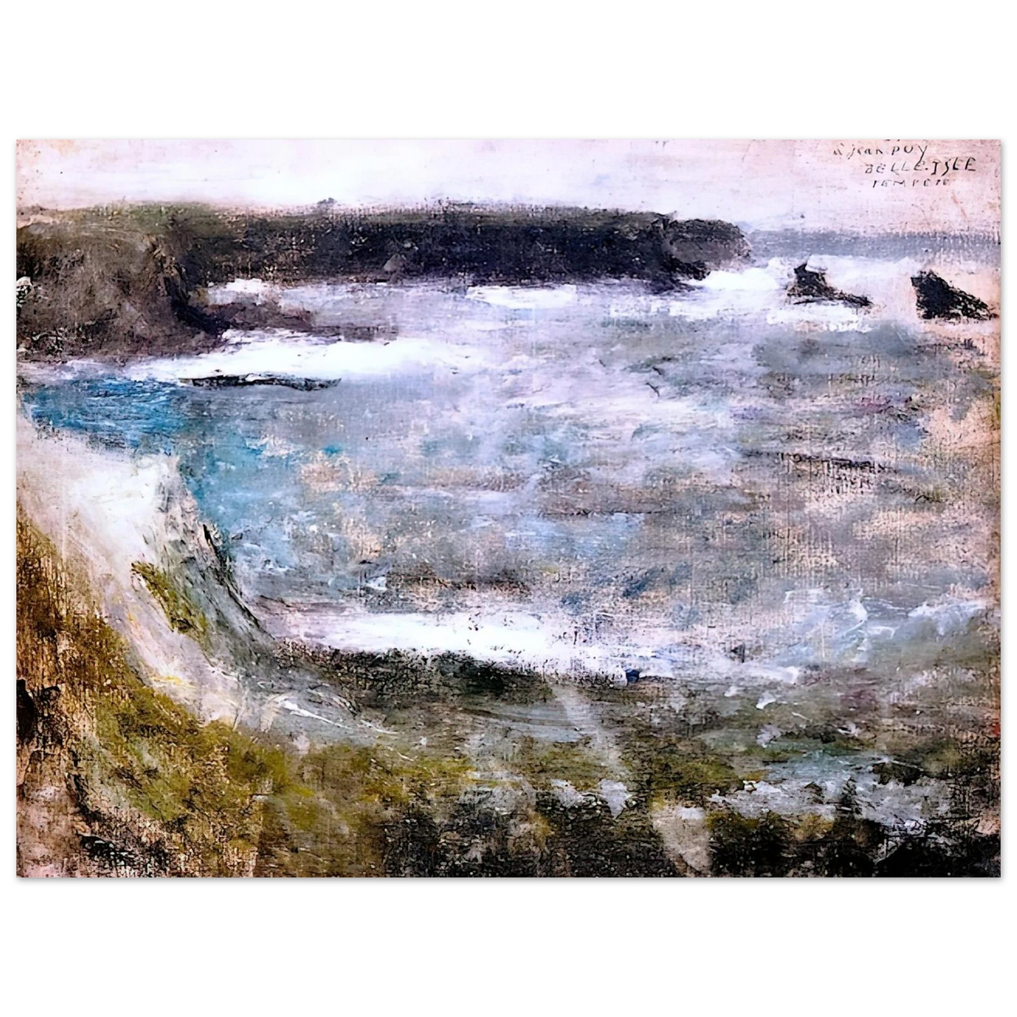 Henri Matisse - BELLE ISLE TEMPETE 1896 Fine Art Poster - Default Title