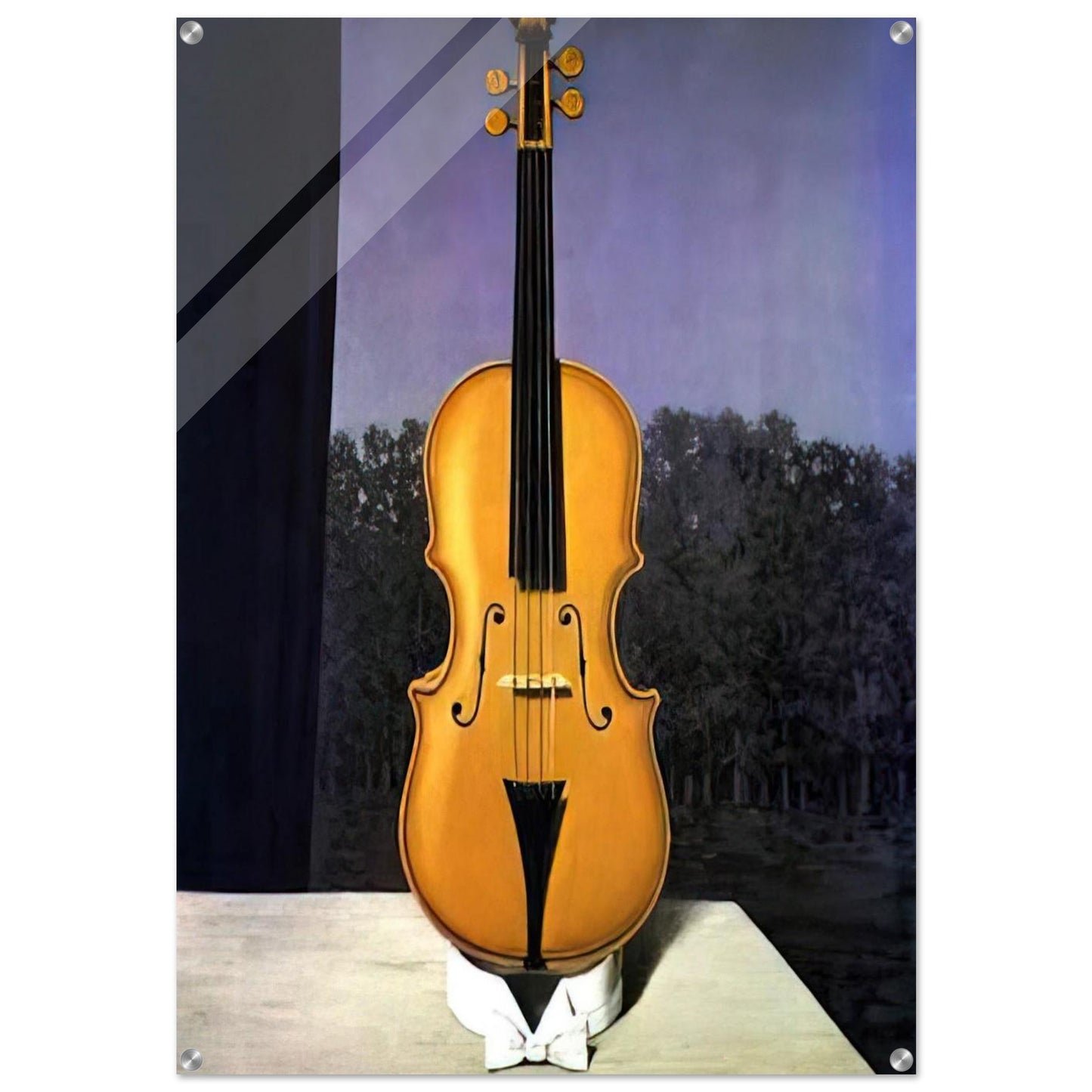 A LITTLE OF THE BANDIT S SOUL - Rene Magritte Acrylic Print - 70x100 cm / 28x40″ inches