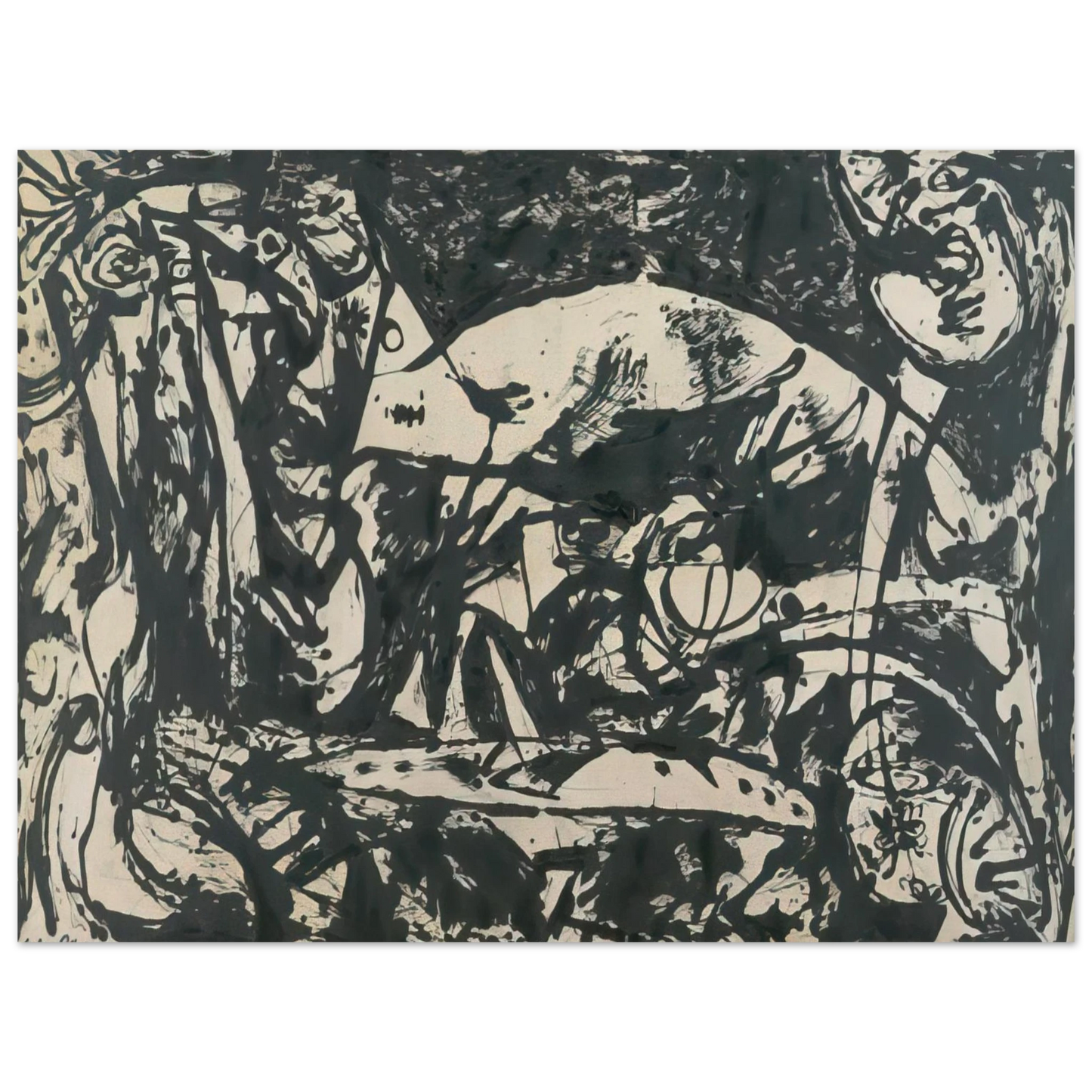 Jackson Pollock - NUMBER 14 Fine Art Poster - Default Title