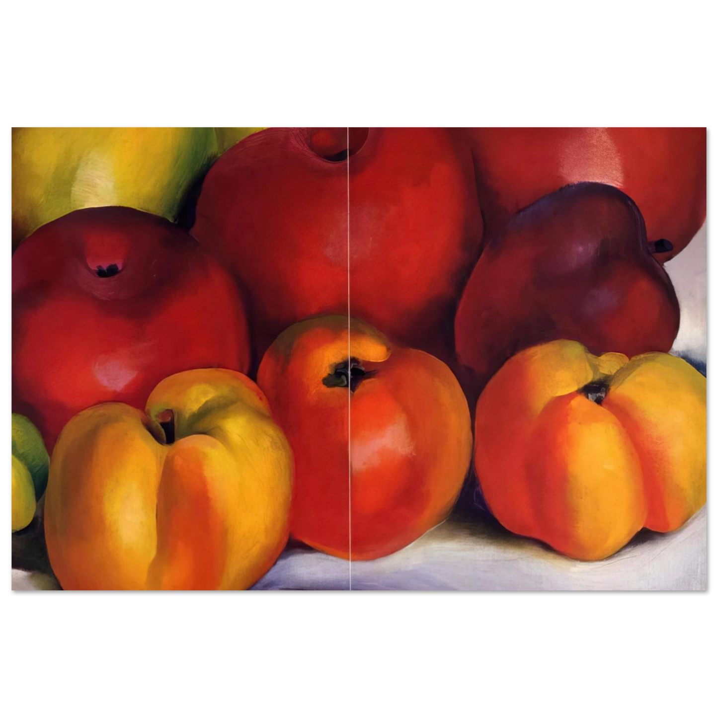 Georgia O'Keeffe - Apple Family Fine Art Poster - 75x100 cm / 30x40 inches