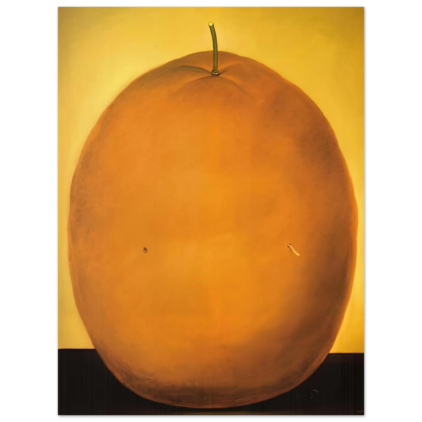 Fernando Botero - ORANGE Fine Art Poster - Default Title