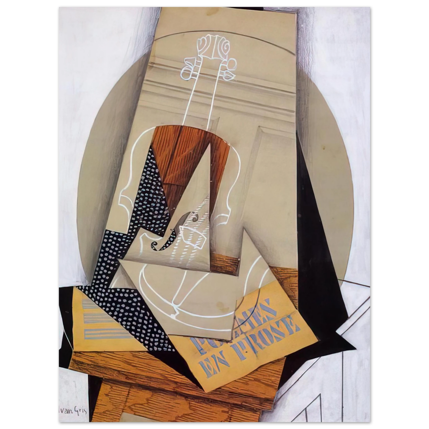 Juan Gris - COMPOSITION WITH VIOLIN Fine Art Poster - Default Title