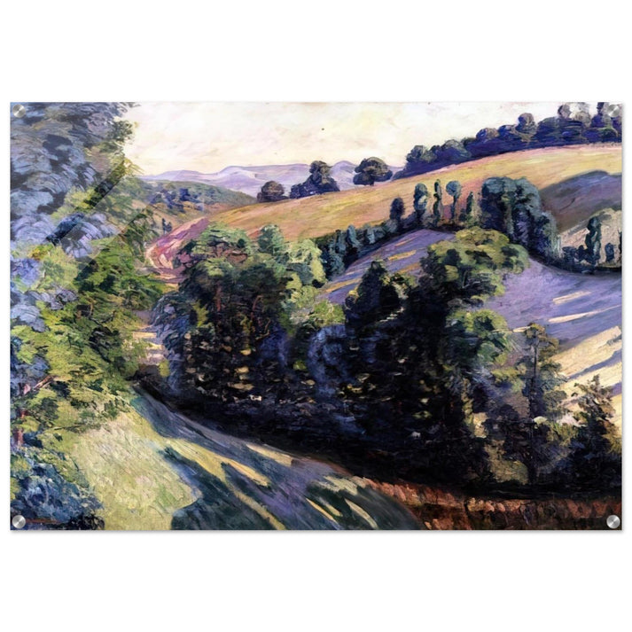 Landscape at Pontgibaud - Armand Guillaumin Acrylic Print - 70x100 cm / 28x40″ inches