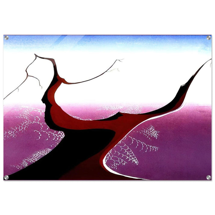 Desert Tree - Eyvind Earle Acrylic Print - 70x100 cm / 28x40″ inches