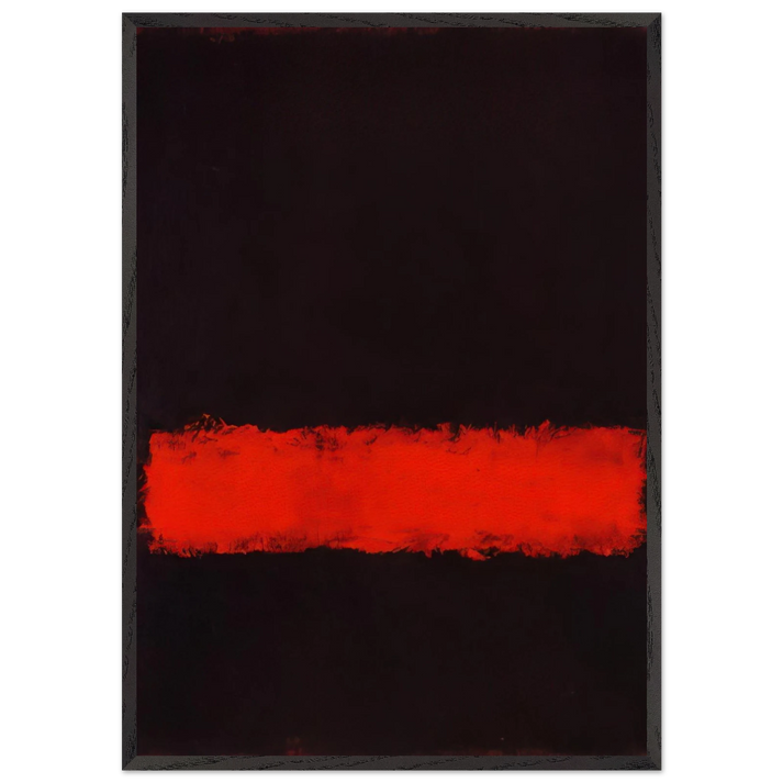 Black Red and Black - 1968 - Mark Rothko 70x100 cm / 28x40 inches Framed Art Print – Black Wooden Frame
