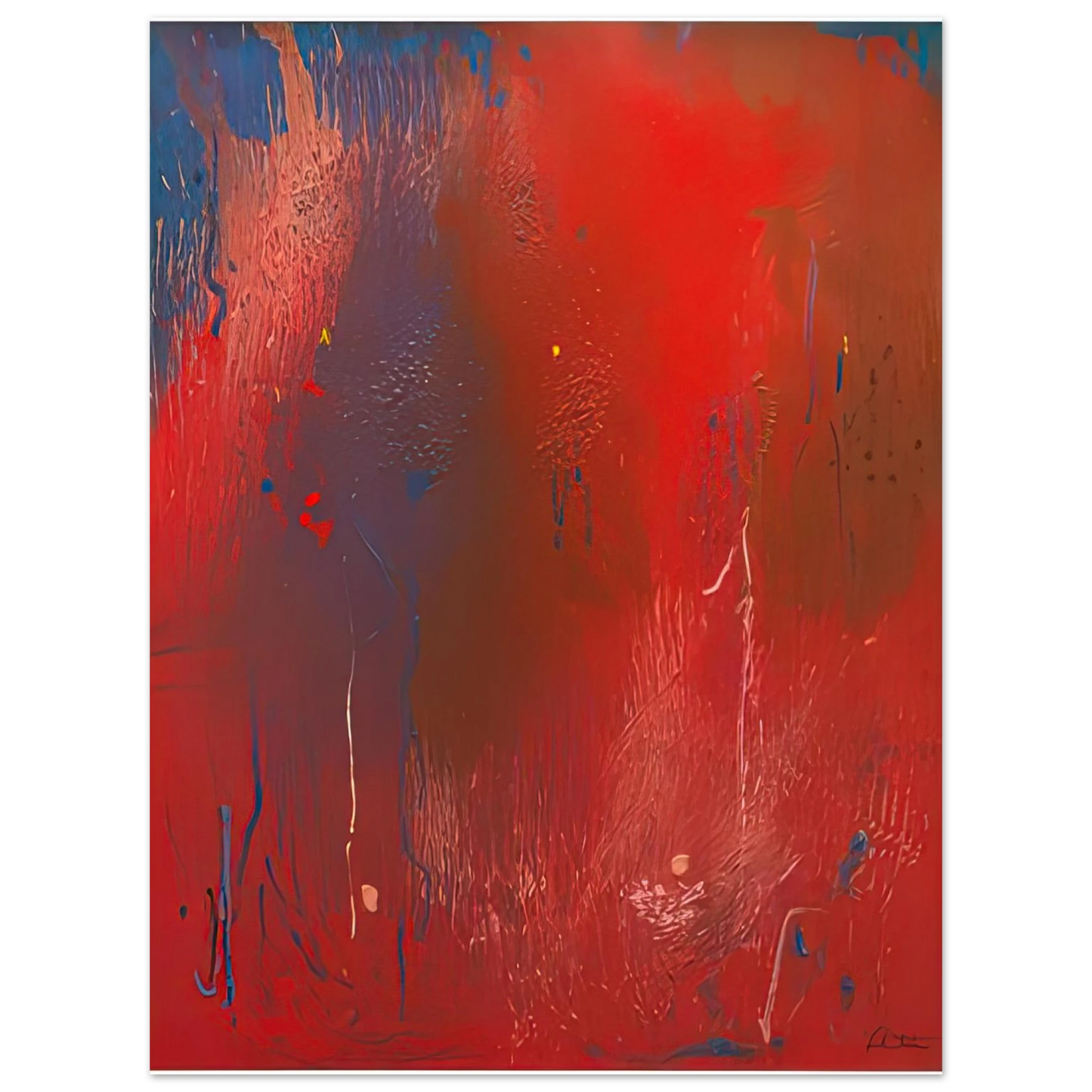 Helen Frankenthaler - Warrior, 1991- Wall Art - 21x29.7 cm / 8x12" - Fine Art Poster - -