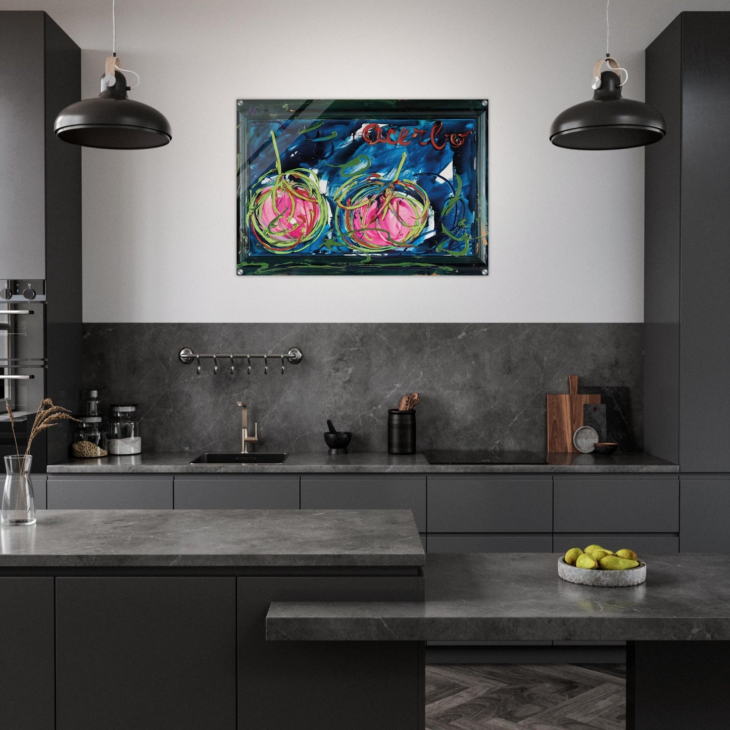 Acerbo - 1984 - Mario Schifano Acrylic Print - 70x100 cm / 28x40″ inches