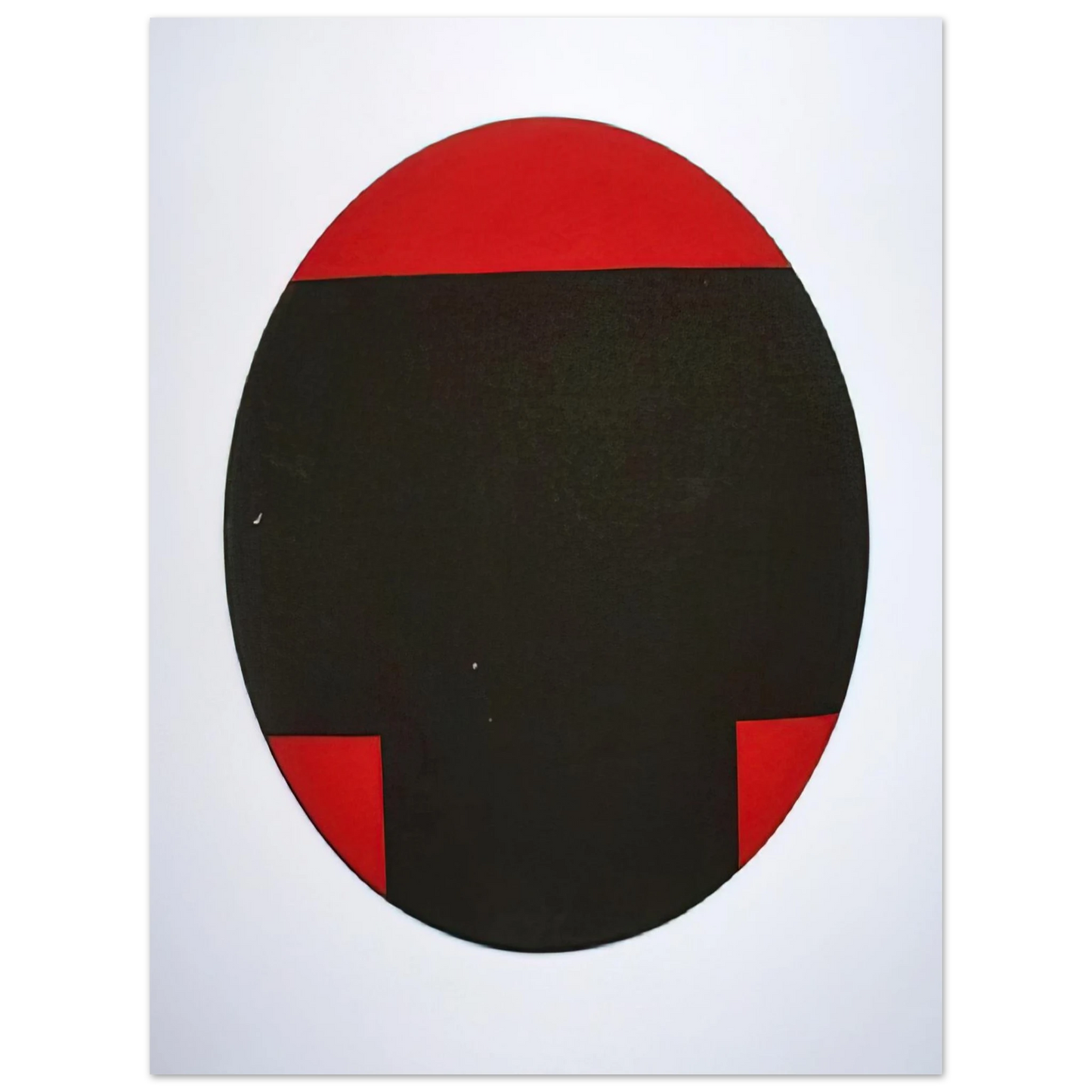 Leon Polk Smith - Big T - Hard Edge Painting Fine Art Poster - Default Title