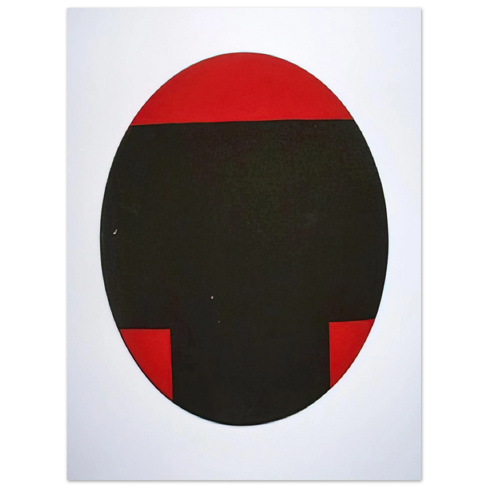 Leon Polk Smith - Big T - Hard Edge Painting 75x100 cm / 30x40inches Fine Art Poster