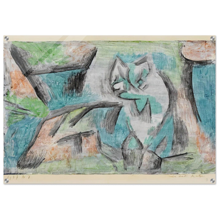A KIND OF CAT 1937 - Paul Klee Acrylic Print - 70x100 cm / 28x40″ inches