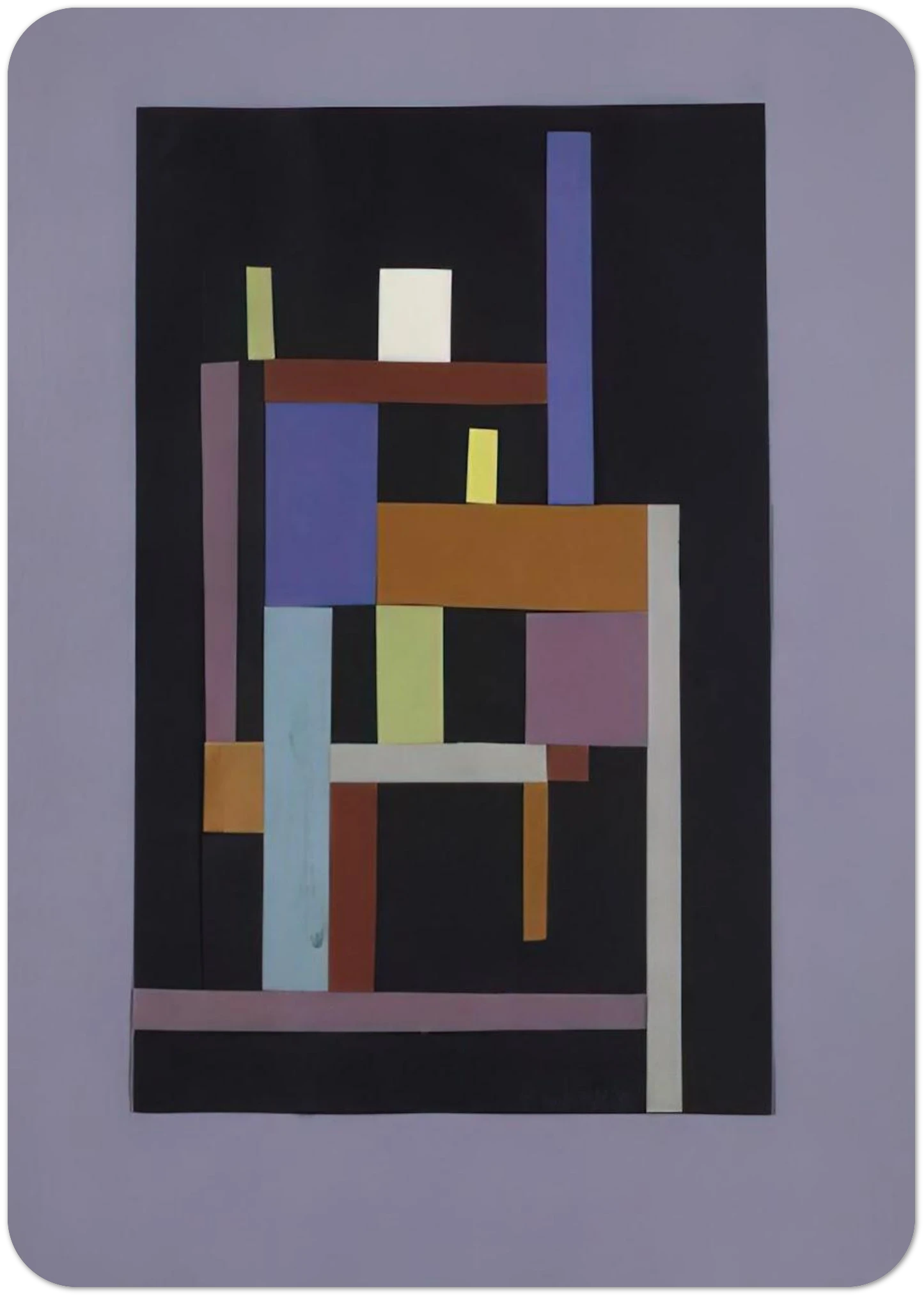 Collage - 1938 By Ad Reinhardt Pack of 10 Post Cards | Ad Reinhardt Post Cards | A6 (10.5 x 14.8 cm) - 4.1 x 5.8 inches