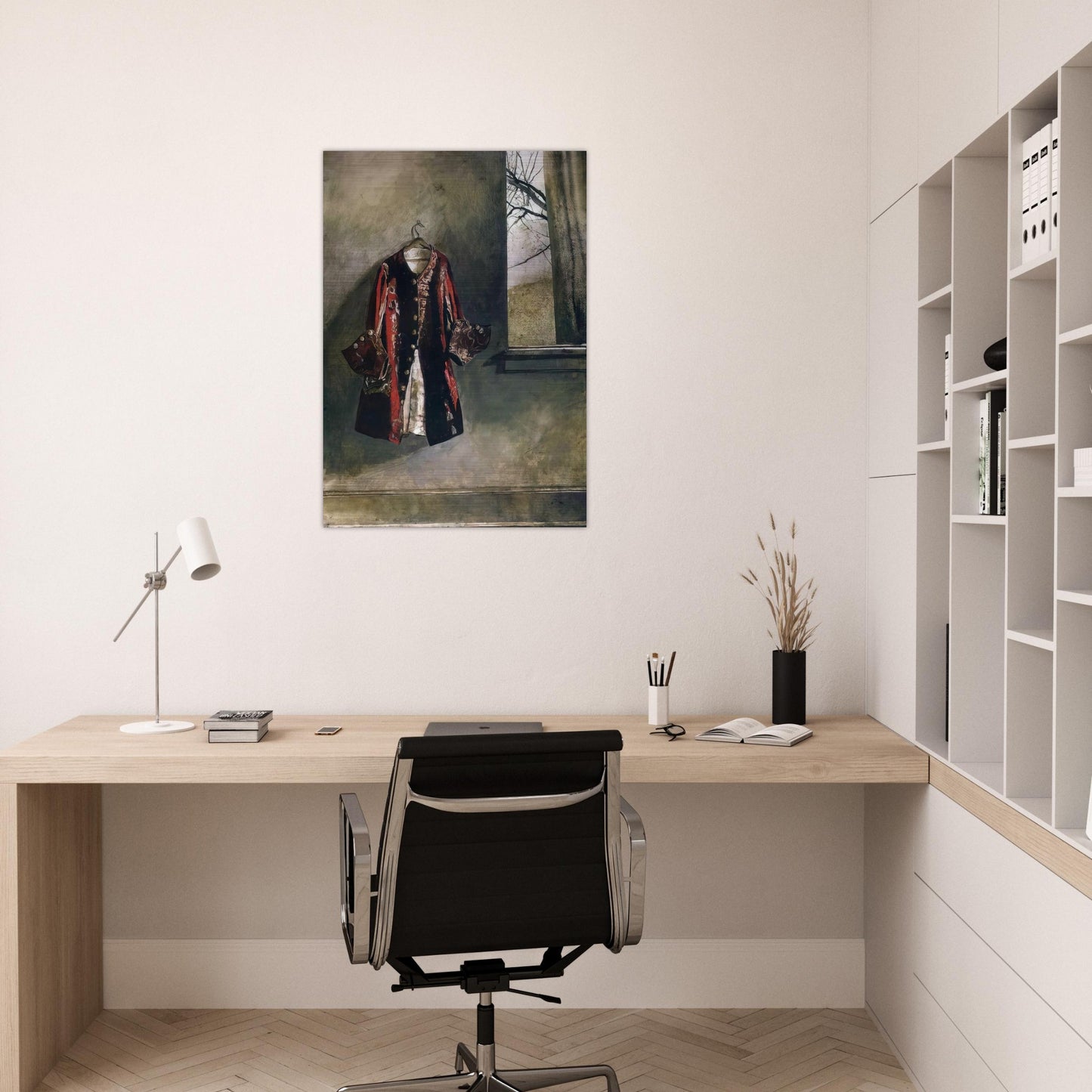 CURTAIN CALL - Andrew Wyeth Brushed Aluminum Print - 70x100 cm / 28x40 inches | Andrew Wyeth Aluminum Print | Andrew Wyeth Prints