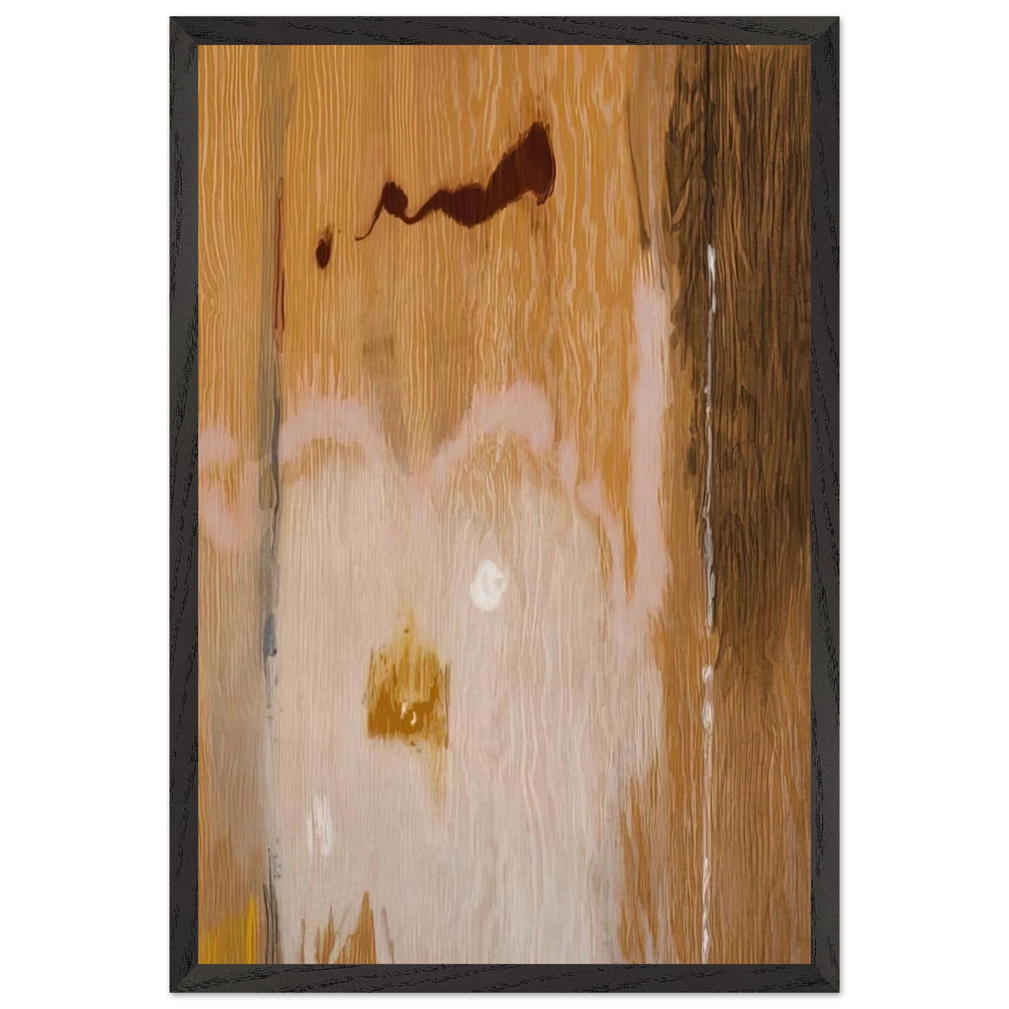 Helen Frankenthaler - Tales of Genji VI - 1998 Wall art - 45x60 cm / 18x24 inches - Premium Wooden Framed Poster With Fine Art Paper - Wood frame