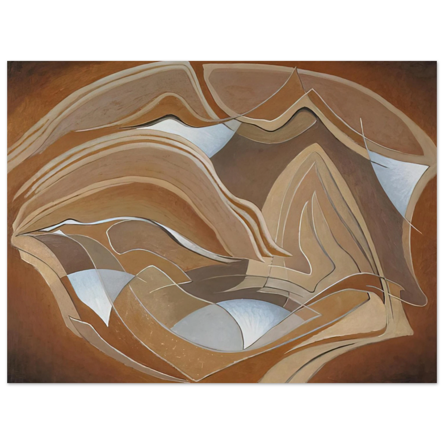 Lawren Harris - Nature Rhythms - 1950 75x100 cm / 30x40inches Fine Art Poster