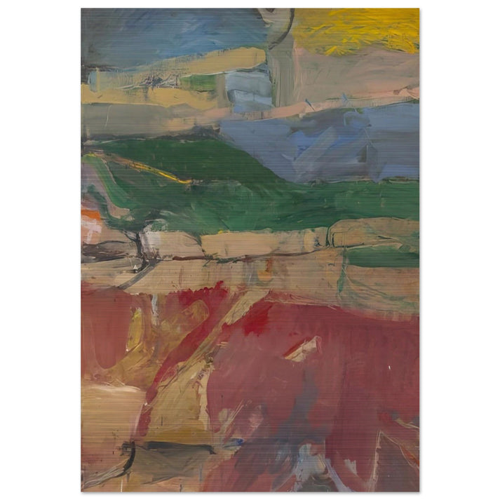 Berkeley #32 - Richard Diebenkorn Brushed Aluminum Print - 70x100 cm / 28x40 inches | Richard Diebenkorn Aluminum Print | Richard Diebenkorn Prints