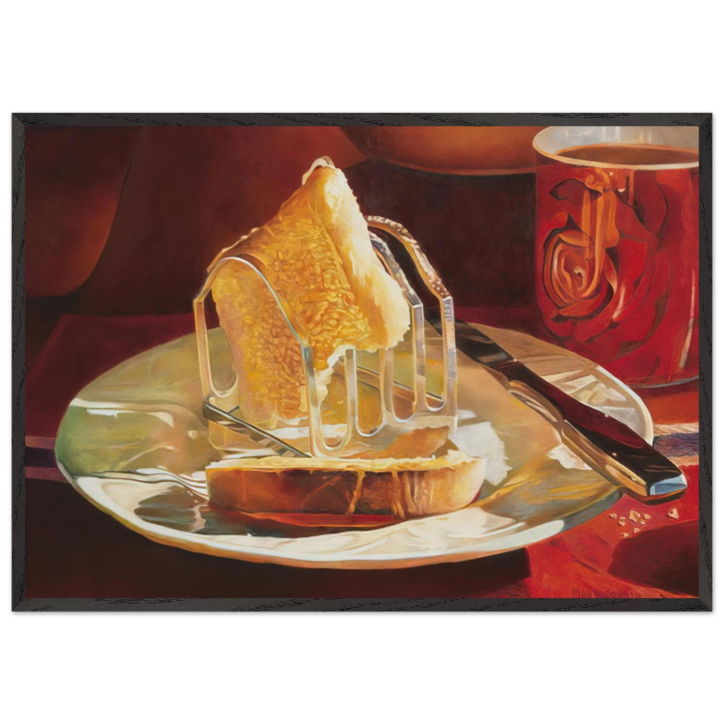 Between the Dark and the Daylight - 2011 - Mary Pratt 70x100 cm / 28x40 inches Framed Art Print – Black Wooden Frame