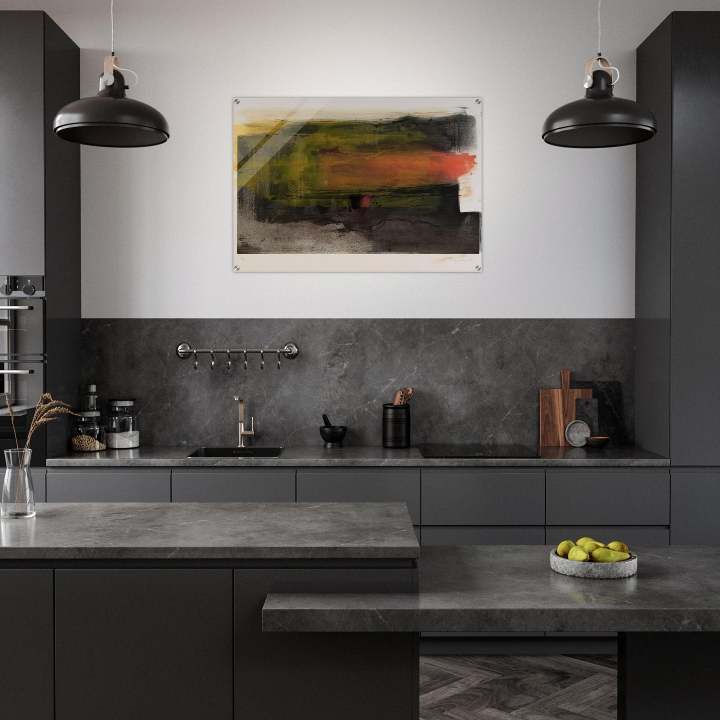 Deep Sun - 1983 - Helen Frankenthaler Acrylic Print - 70x100 cm / 28x40″ inches | Helen Frankenthaler Wall Art | Helen Frankenthaler Prints