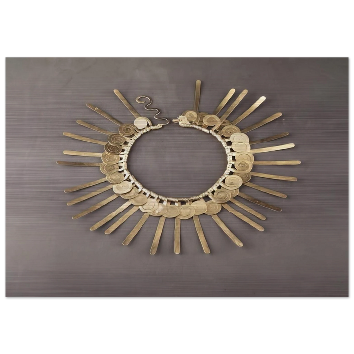 NECKLACE 1937 - Alexander Calder Brushed Aluminum Print - 70x100 cm / 28x40 inches | Alexander Calder Aluminum Print | Alexander Calder Prints