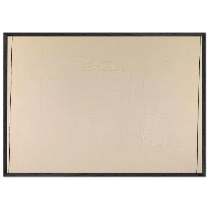 Nothing to be Afraid Of IV 15869 - 1969 - Bob Law 70x100 cm / 28x40 inches Framed Art Print – Black Wooden Frame