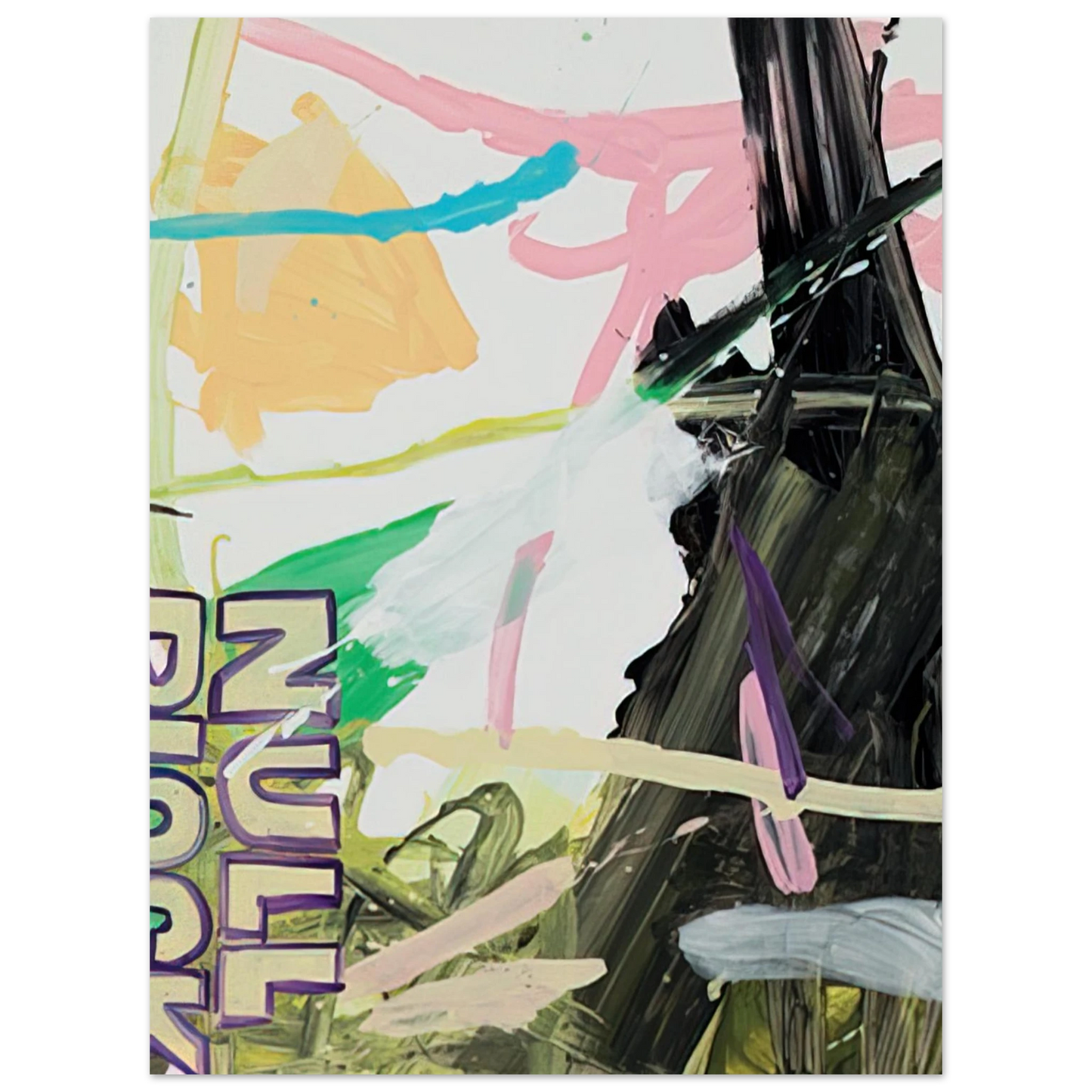 Michel Majerus - MoM Block Nr. 86 - 1999 Fine Art Poster - Default Title