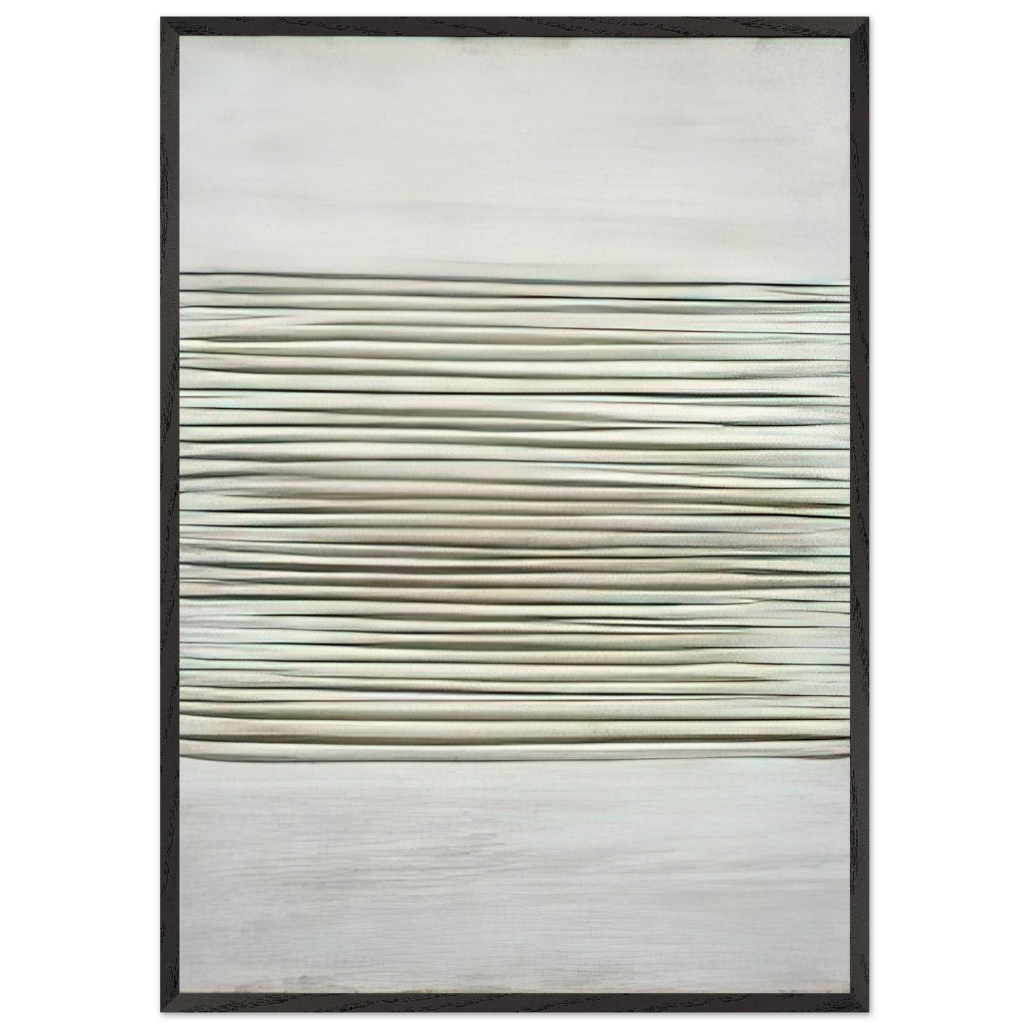 Achrome - 1959 - Piero Manzoni 70x100 cm / 28x40 inches Framed Art Print – Black Wooden Frame
