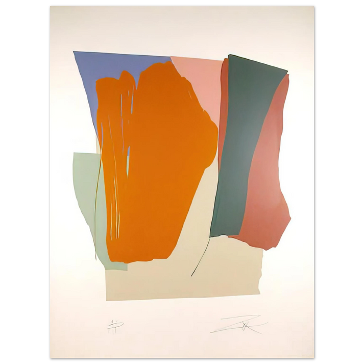 Larry Zox - Untitled 8 - 1979 75x100 cm / 30x40inches Fine Art Poster