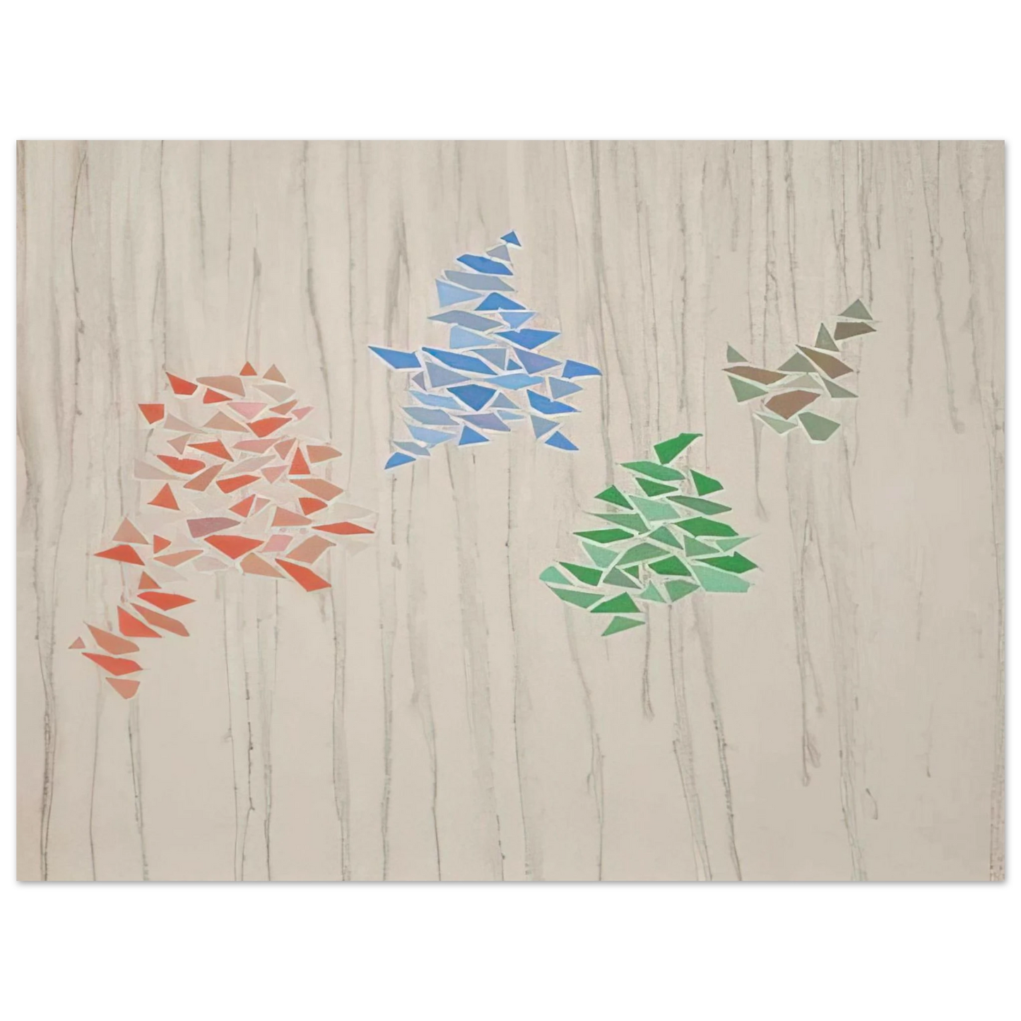 Robert Goodnough - Colors on Gray - 1975 Fine Art Poster - Default Title