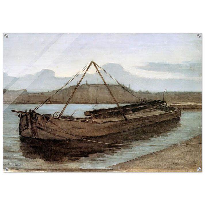 Evening at Weesperzijde Sun - Piet Mondrian Acrylic Print - 70x100 cm / 28x40″ inches