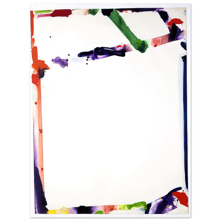 Sam Francis - Untitled SF71-045 75x100 cm / 30x40inches Fine Art Poster