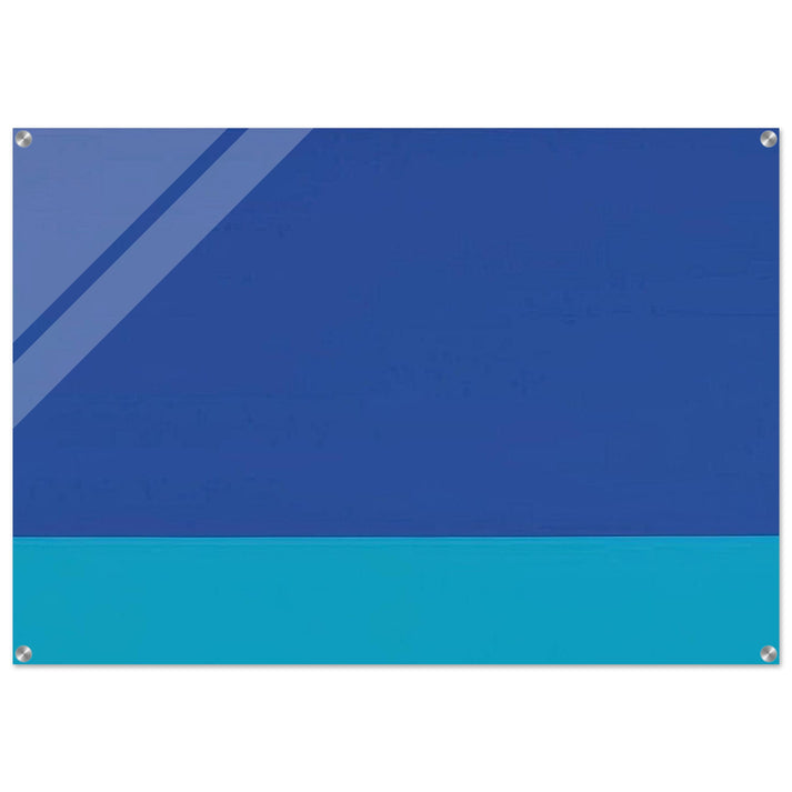 Untitled Stoffbild - 1969 - Blinky Palermo Acrylic Print - 70x100 cm / 28x40″ inches