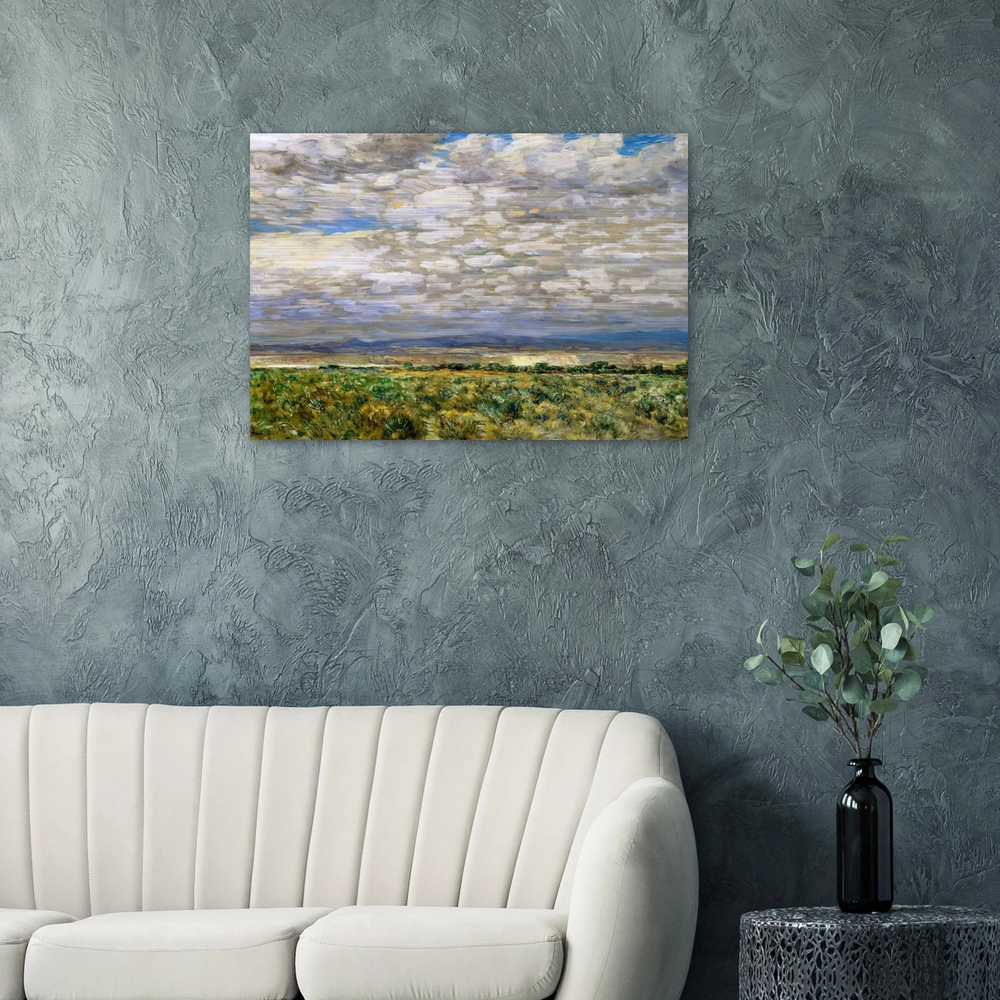 On the Snake River, Oregon - Childe Hassam Brushed Aluminum Print - 70x100 cm / 28x40 inches | Childe Hassam Aluminum Print | Childe Hassam Prints