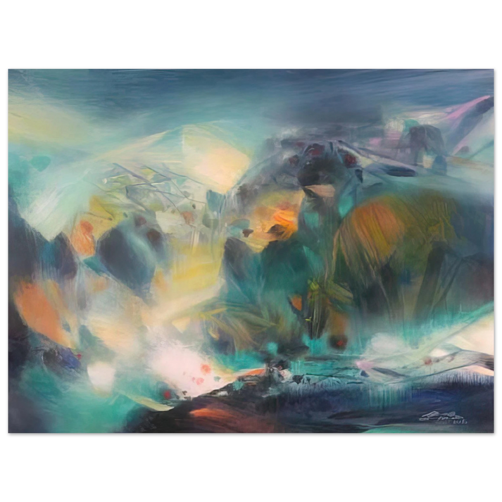 Chu teh Chun - VIVANTE S R NIT DES NEIGES 2005 75x100 cm / 30x40inches Fine Art Poster